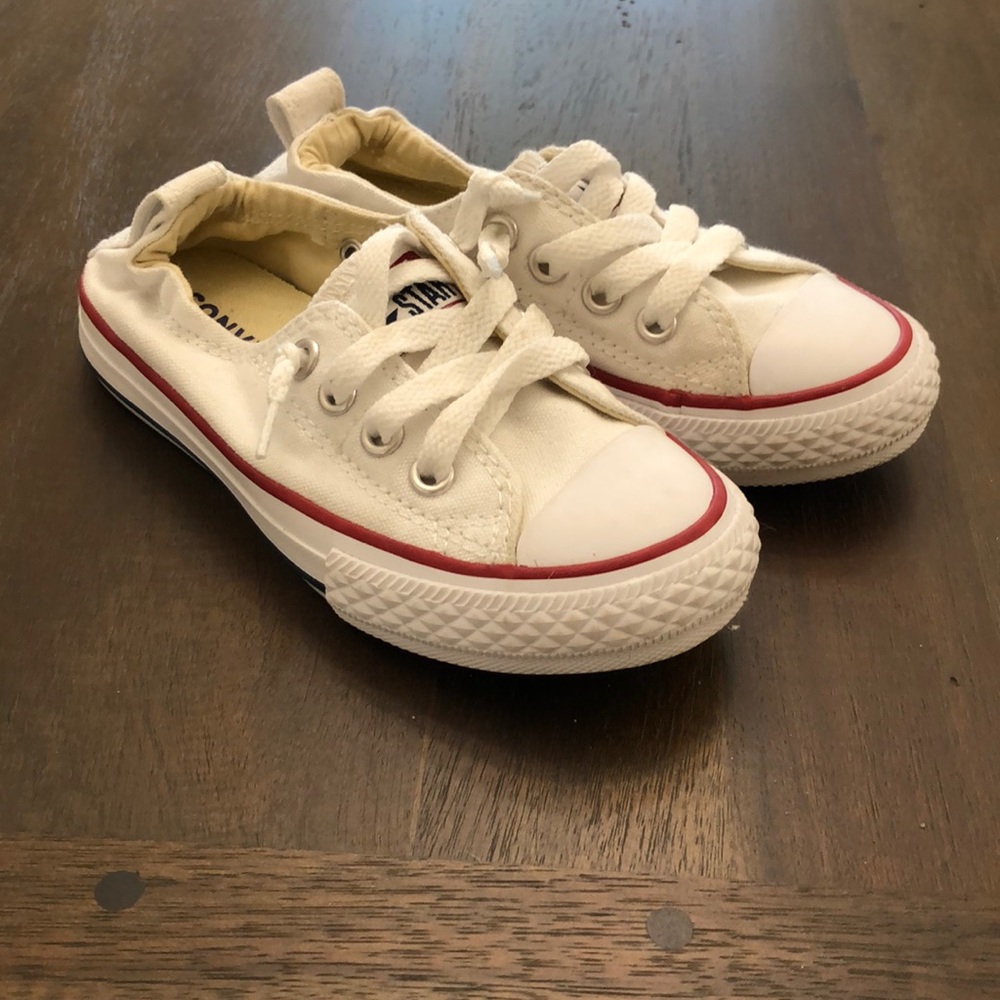 White slip on Converse